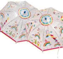 Renk Değiştiren Şeffaf Şemsiye resmi